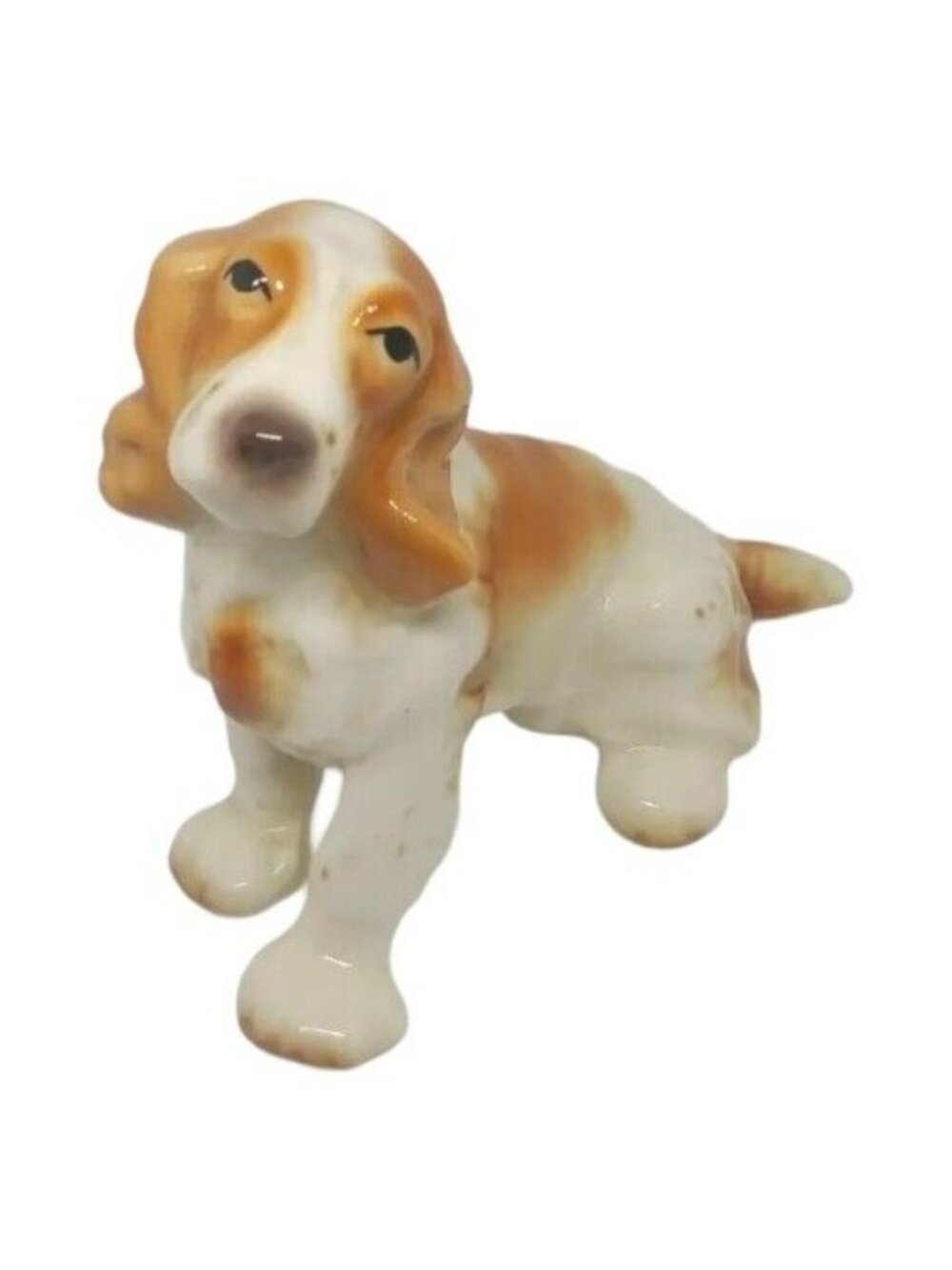 Vintage springer cocker spaniel figurine stamped Goldcrest Ceramic Corp 5" dog - Picture 11 of 11